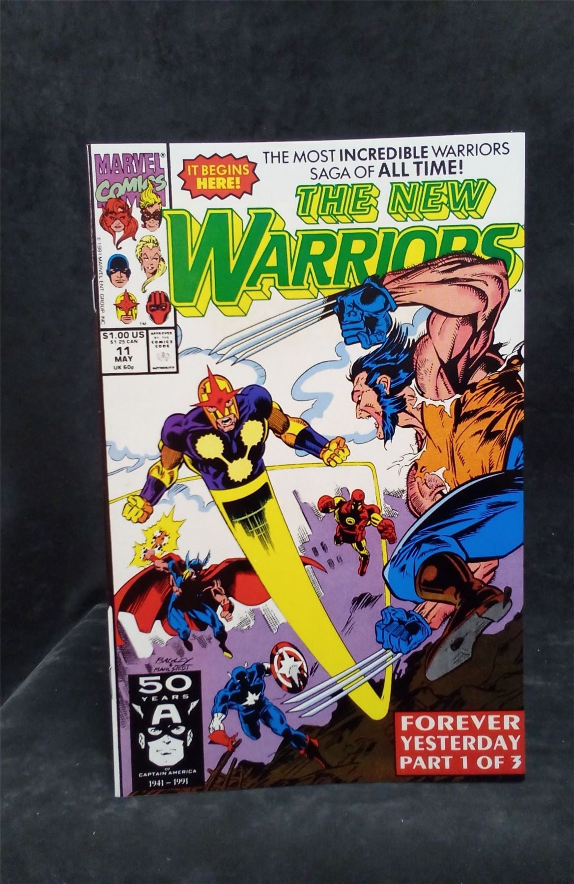 The New Warriors #11 1991 Marvel Comics Comic Book