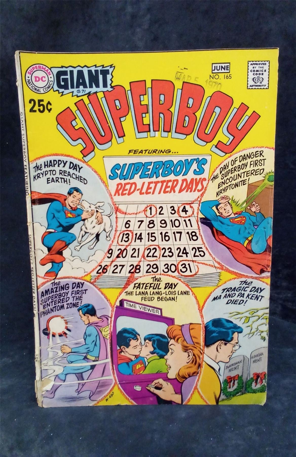 Superboy #165 1970 DC Comics Comic Book