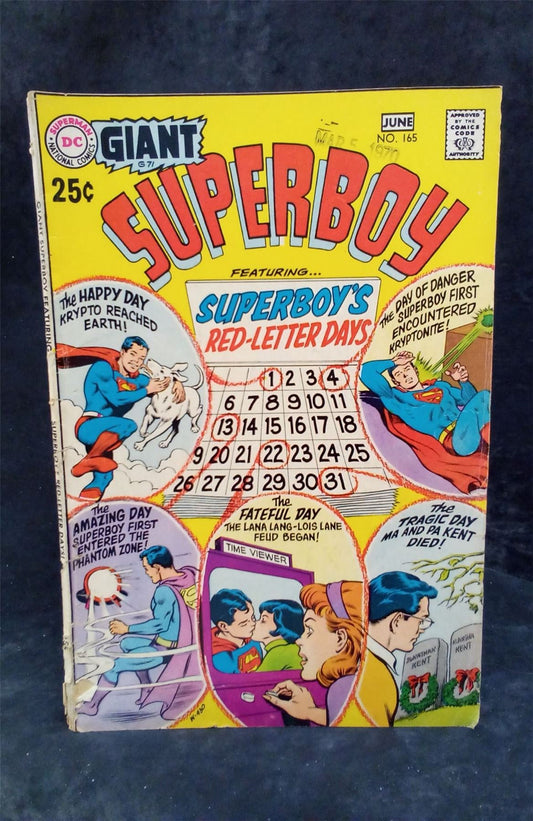 Superboy #165 1970 DC Comics Comic Book