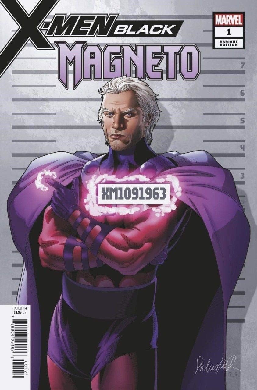 X-men Black Magneto #1 Larroca Mugshot Var Marvel Comics Comic Book