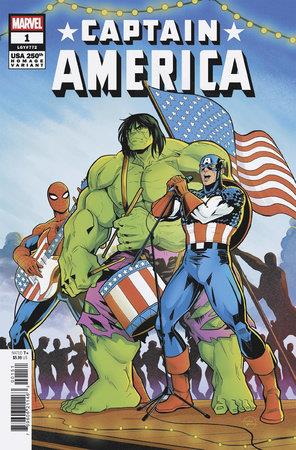 Captain America #1 Luciano Vecchio 250th Homage Var Luciano Vecchio 250th Homage Var Marvel Prh Comic Book 2025