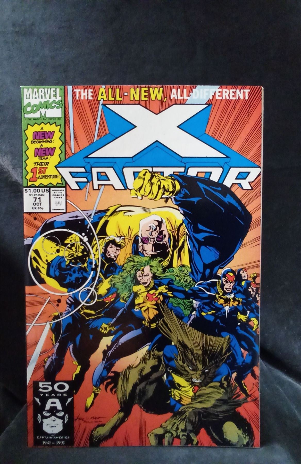 X-Factor #71 Direct Edition 1991 Marvel Comics Comic Book