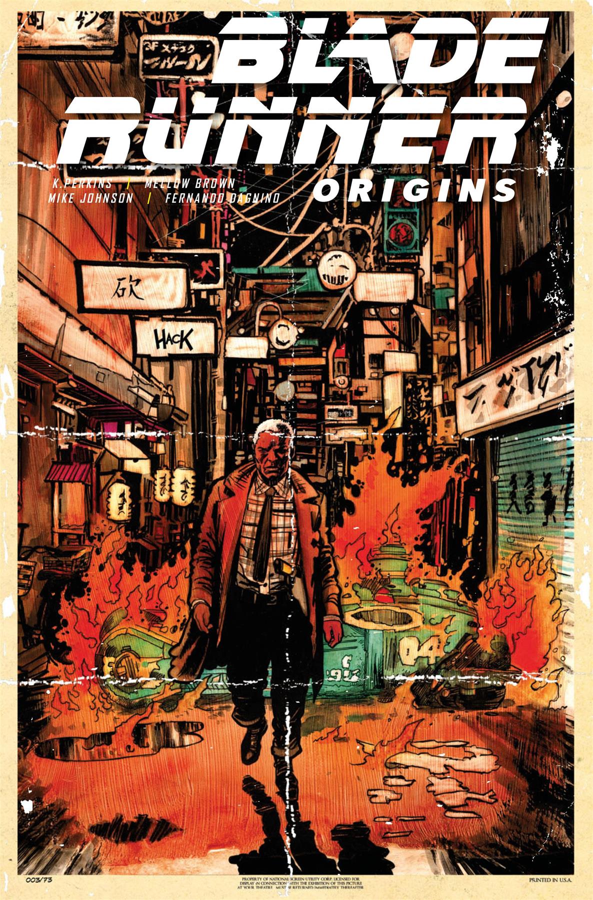 Blade Runner Origins #3 Cvr B Hack Titan Comics Comic Book