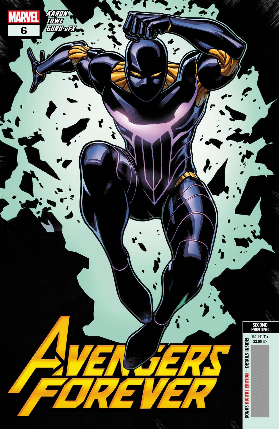 Avengers Forever #6 2nd Ptg Towe Var Marvel Prh Comic Book