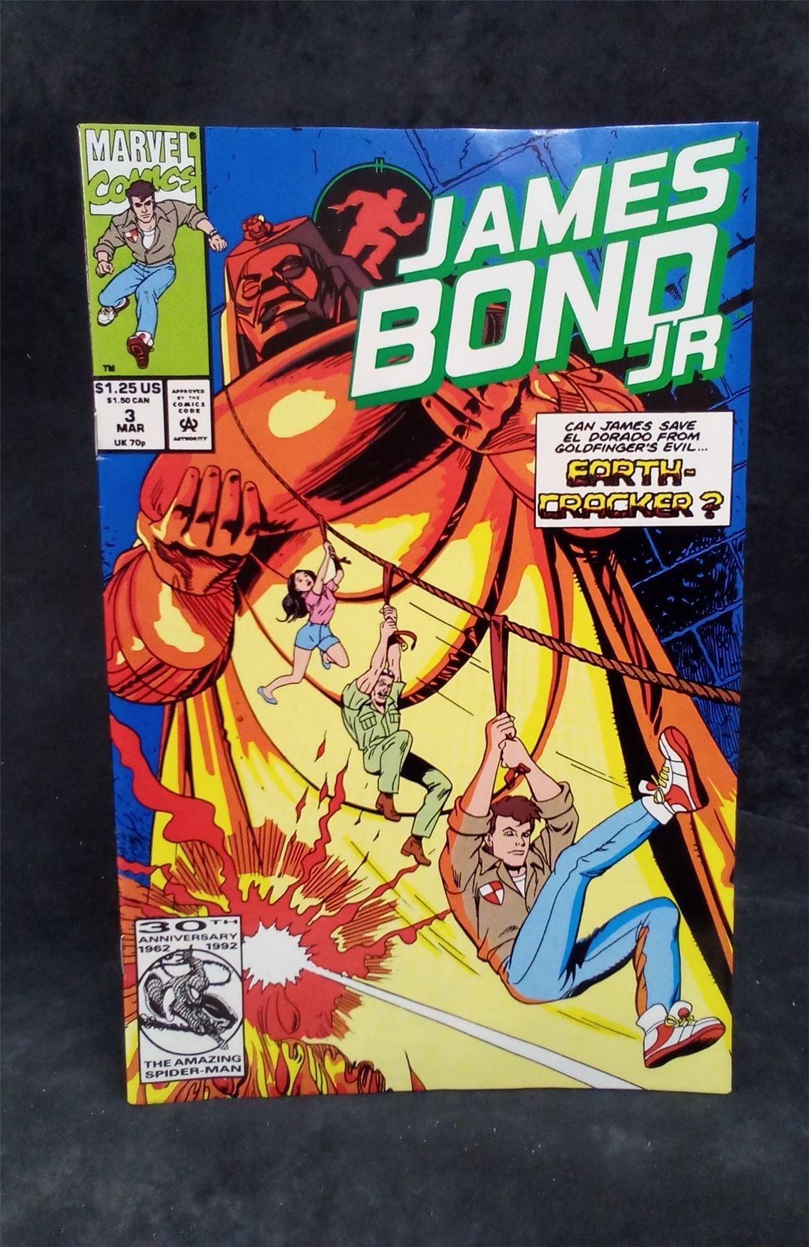 James Bond Jr. #3 1992 Marvel Comics Comic Book