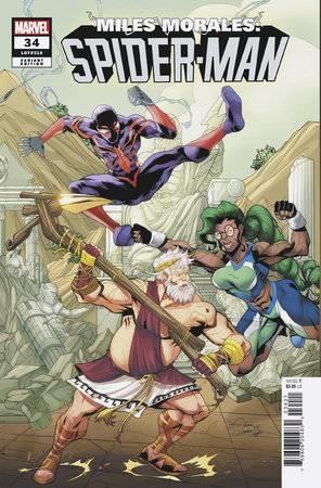 Miles Morales Spider-man #34 Logan Lubera 5 Part Connect Var Logan Lubera 5 Part Connect Var Marvel Prh Comic Book 2025