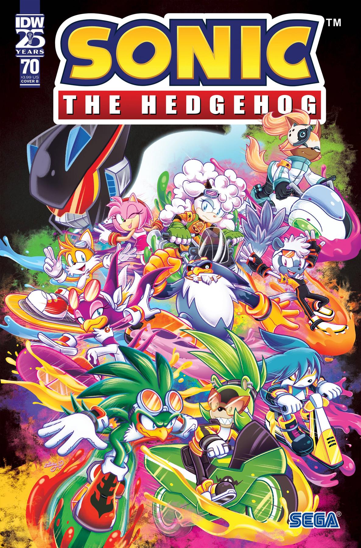 Sonic The Hedgehog #70 Cvr B Starling Idw-prh Comic Book