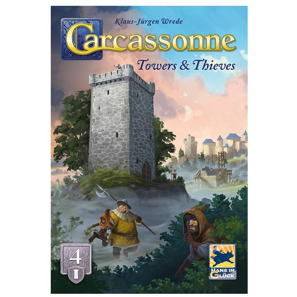 Carcassonne Exp4 (V3.1) : Towers & Thieves Board Game by Z-Man Games