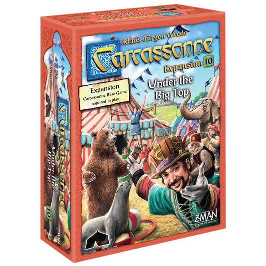 Carcassonne Exp 10 Under the Big Top by Z Man Games Board Game