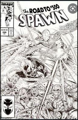 Spawn #298 Cvr C B&w Mcfarlane (Cvr C B&w Mcfarlane) Image Comics Comic Book
