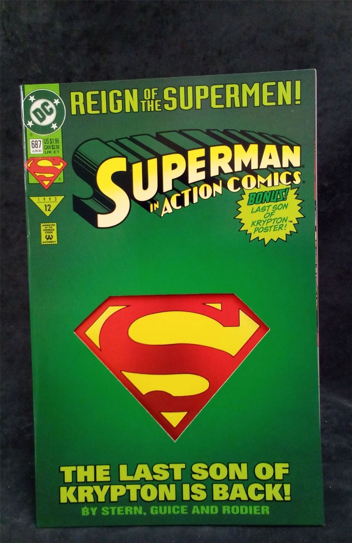 Action Comics #687 1993 DC Comics Comic Book