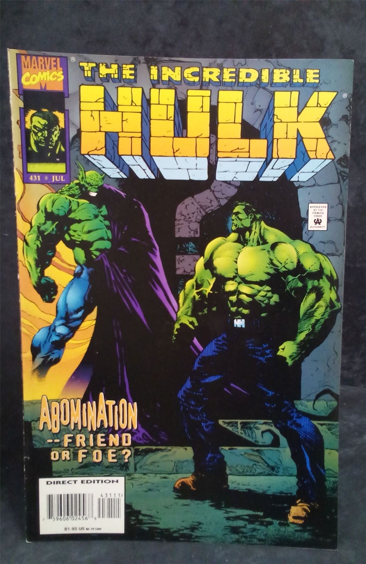 The Incredible Hulk #431 1995 Marvel Comics Comic Book