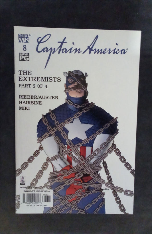 Captain America #8 2003 marvel-knights Comic Book