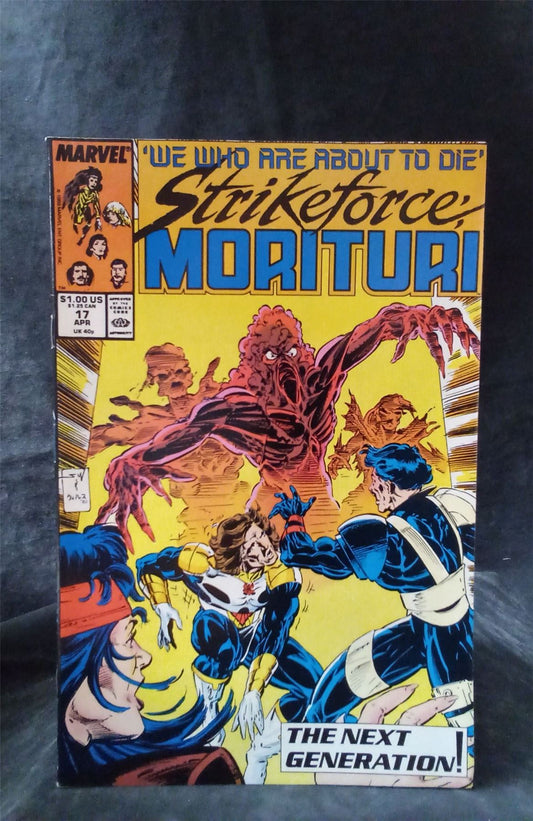 Strikeforce: Morituri #17 1988 Marvel Comics Comic Book