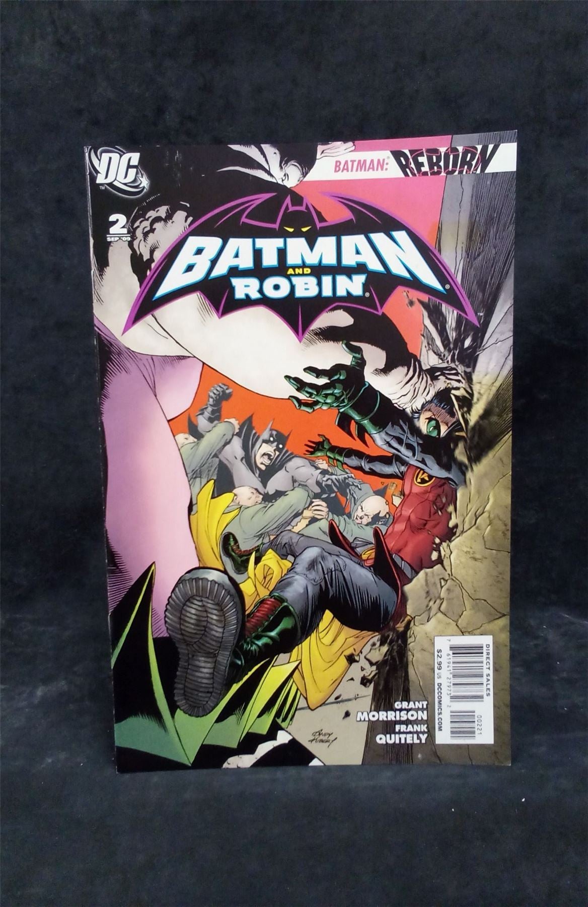 Batman and Robin #2 Kubert Cover 2009 DC Comics Comic Book