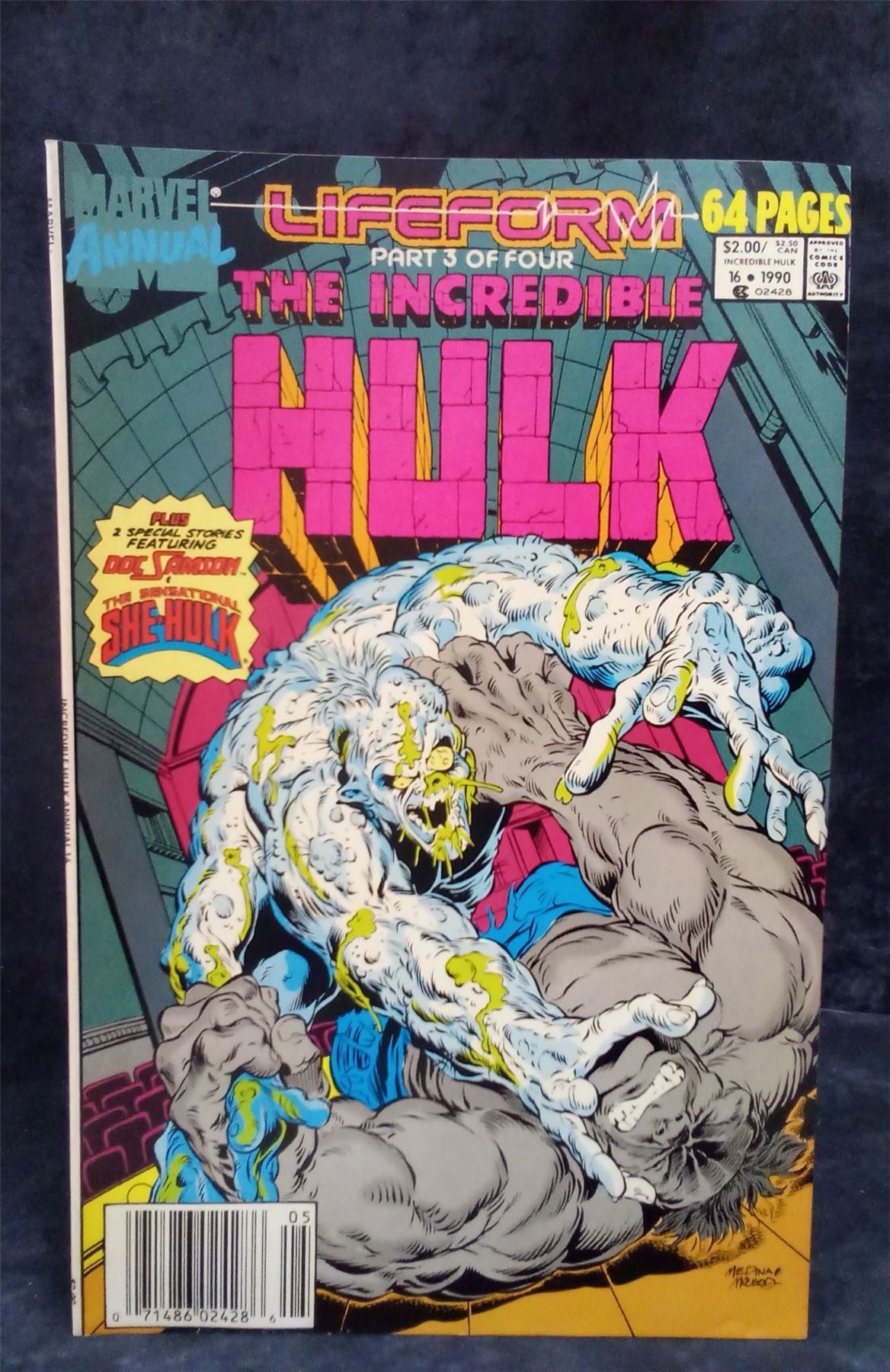 The Incredible Hulk Annual #16 1990 Marvel Comics Comic Book