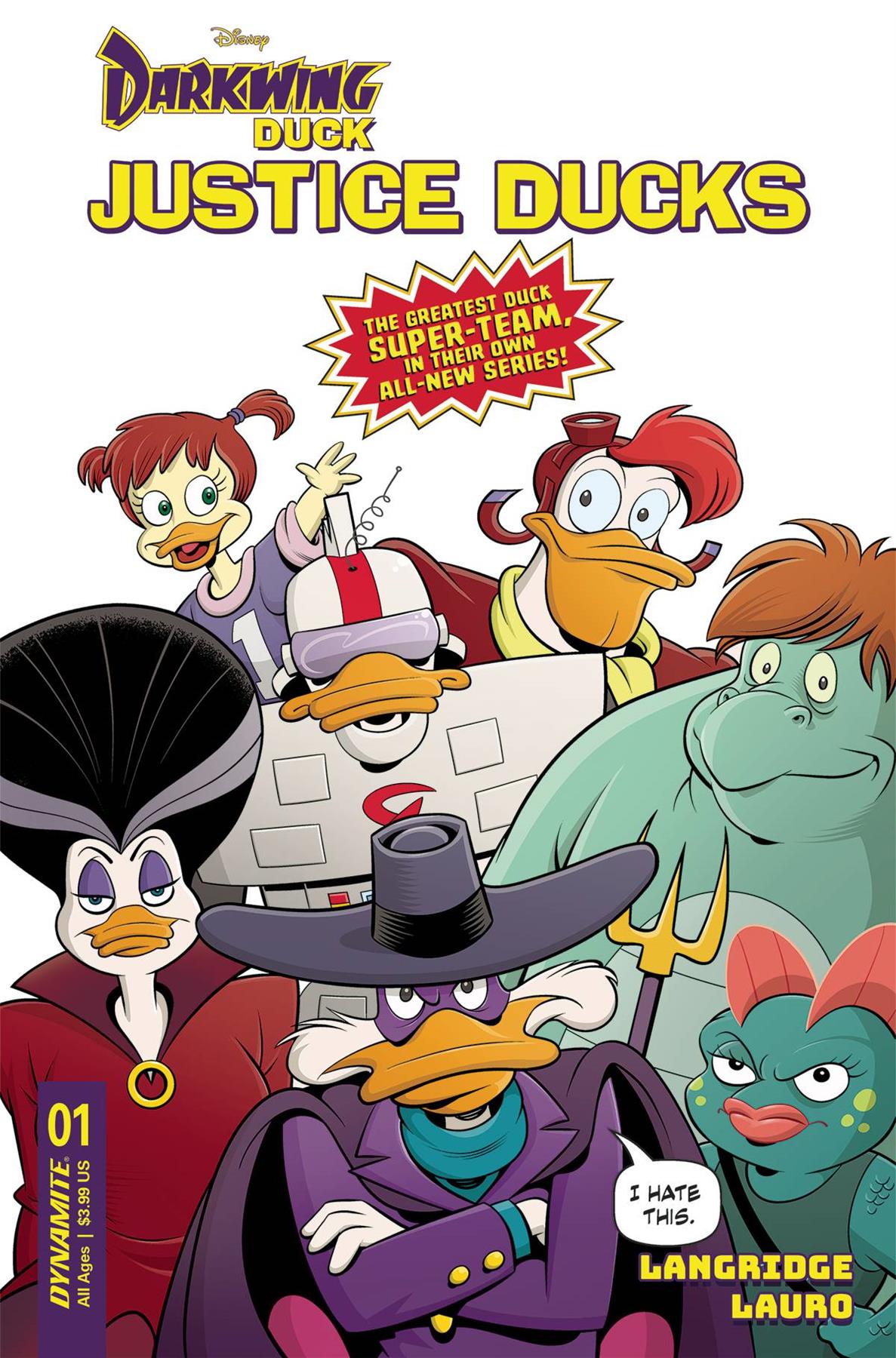 Justice Ducks #1 Cvr C Langridge Dynamite Comic Book
