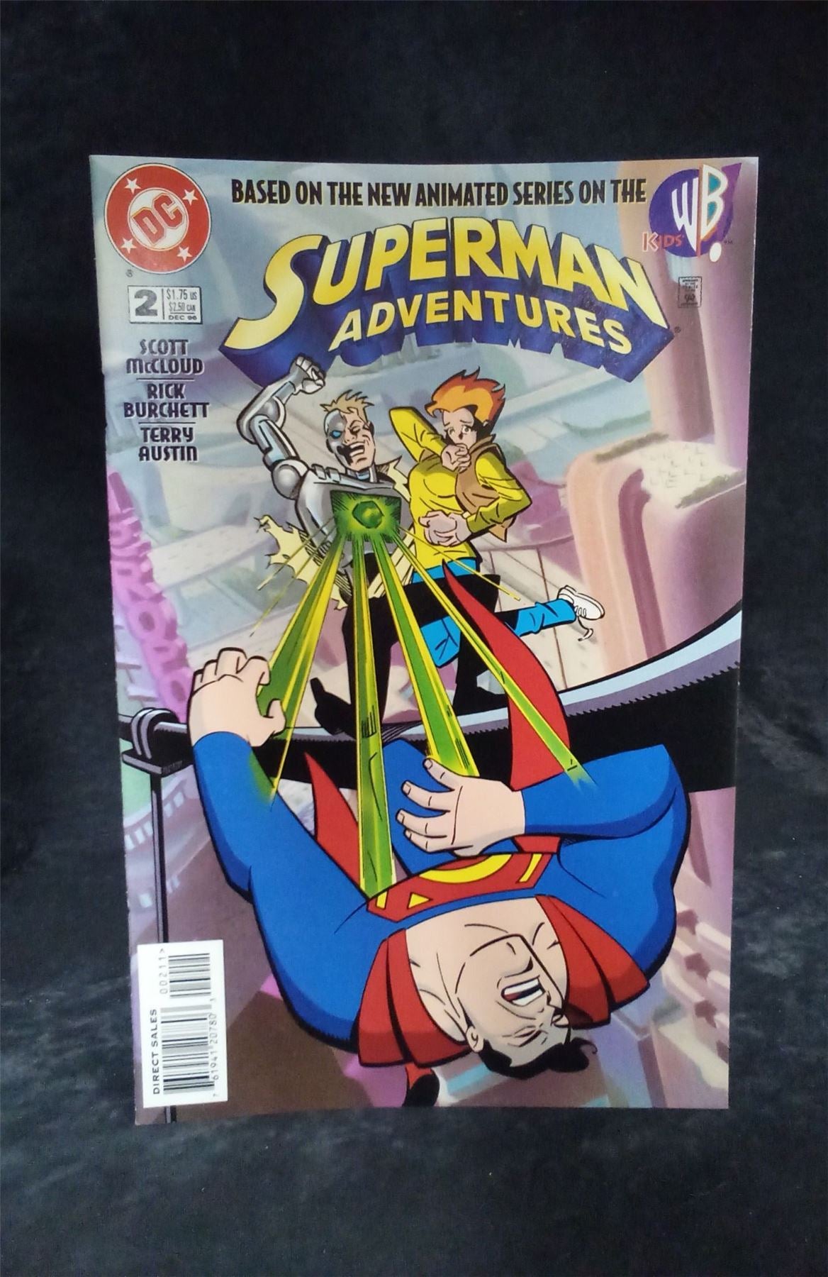 Superman Adventures #2 Newsstand Edition 1996 DC Comics Comic Book