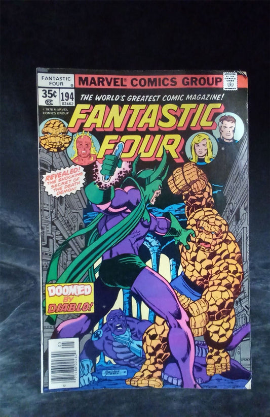 Fantastic Four #194 1978 marvel Comic Book
