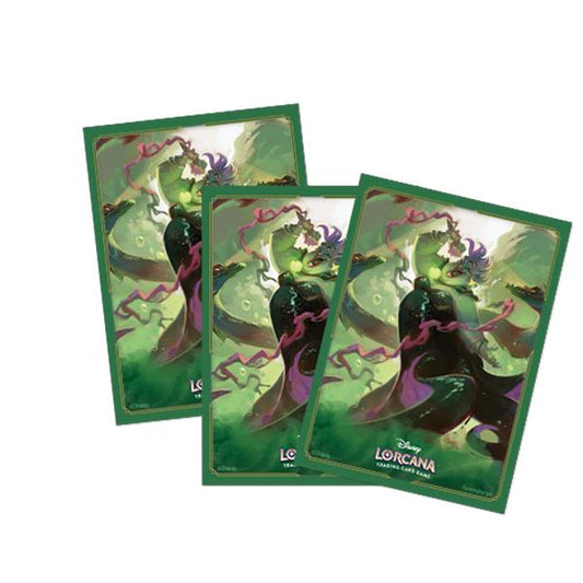Disney Lorcana Archazia's Island Card Sleeves 65ct Ursula By Ravensburger