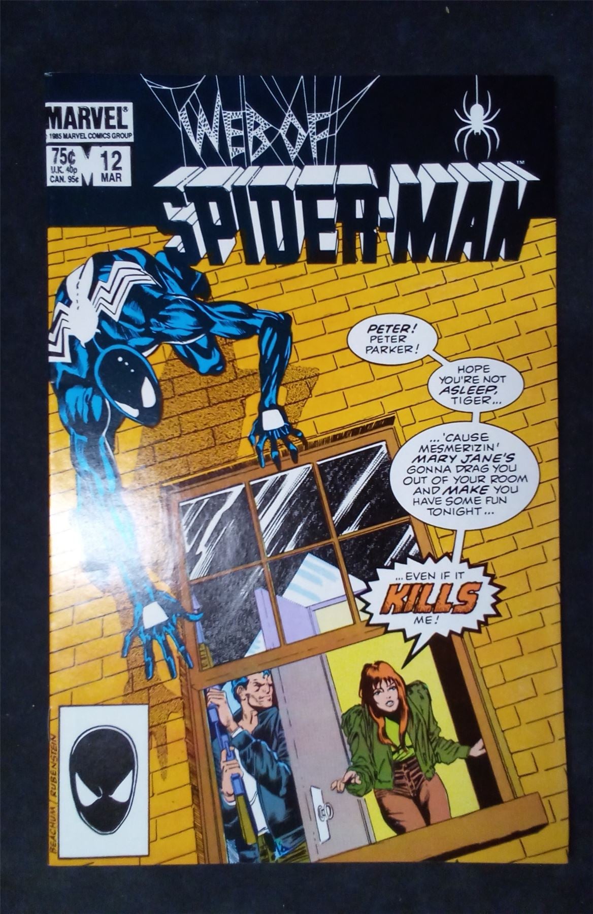 Web of Spider-Man #12 Direct Edition 1986 marvel Comic Book