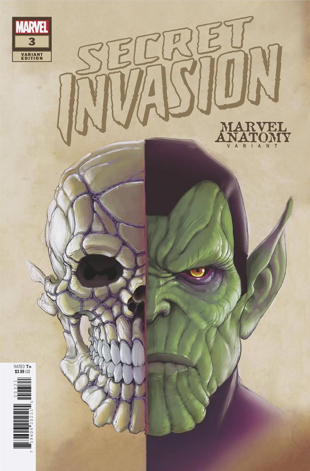 Secret Invasion #3 (Marvel Anatomy Var) Marvel Prh Comic Book 2023