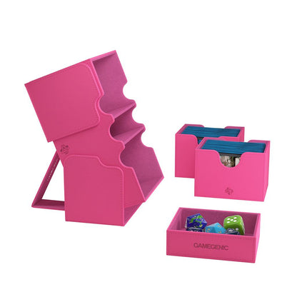 Stronghold Deck Box 200+ XL Pink TCG Gamegenic