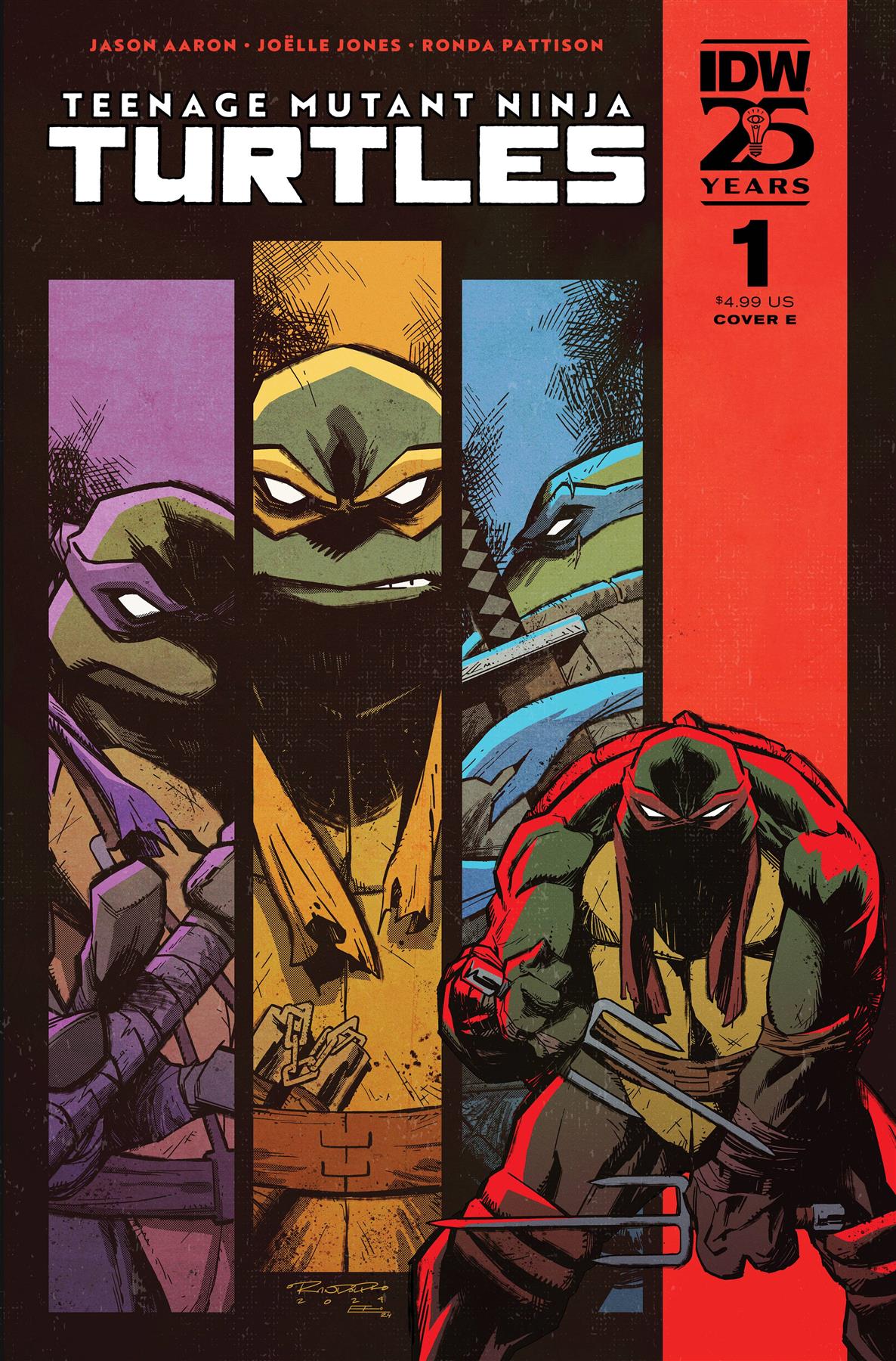 Teenage Mutant Ninja Turtles 2024 #1 Cvr E Randolph Idw-prh Comic Book