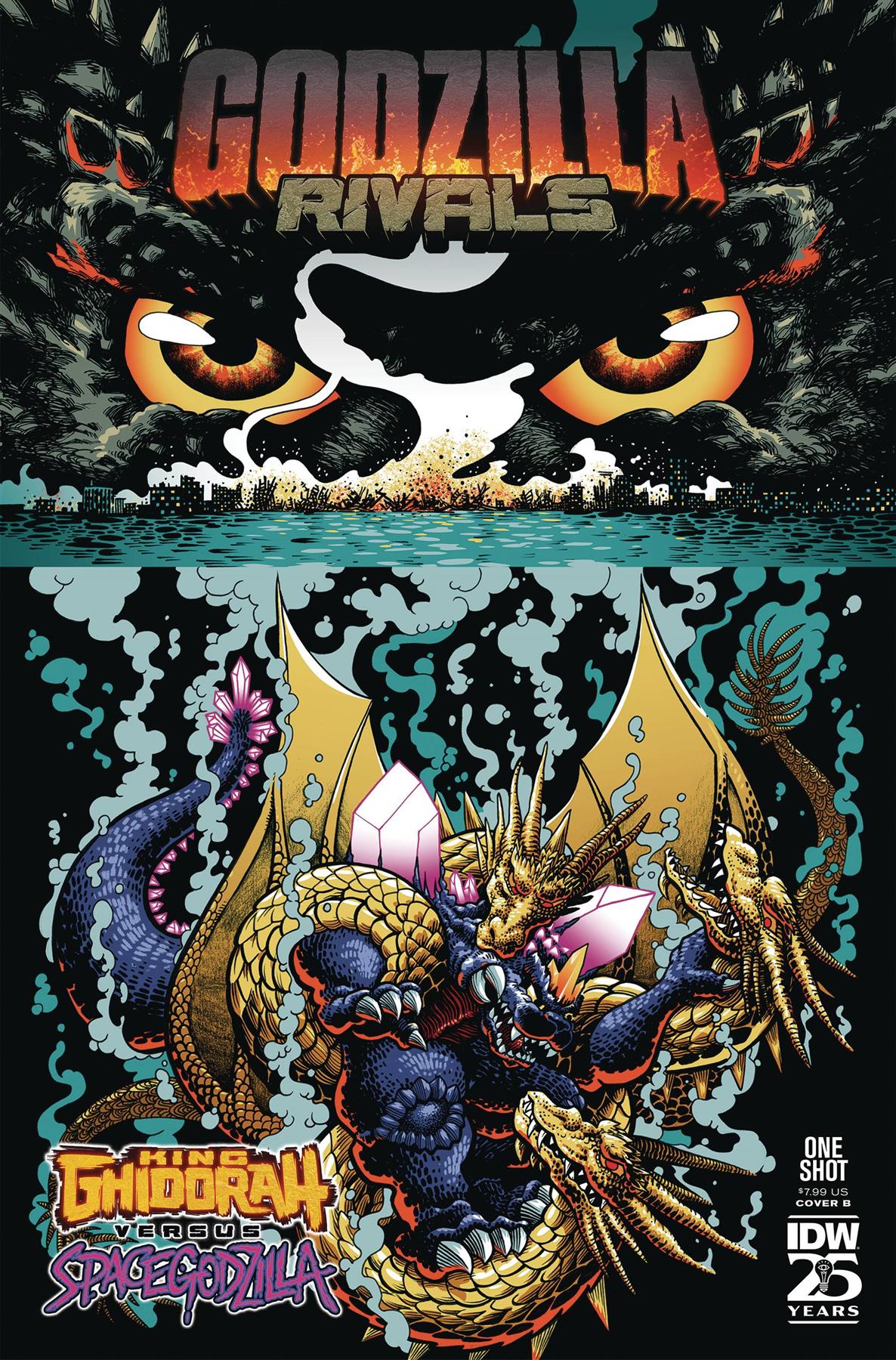 Godzilla Rivals King Ghidorah Vs Spacegodzilla #1 Cvr B Idw-prh Comic Book