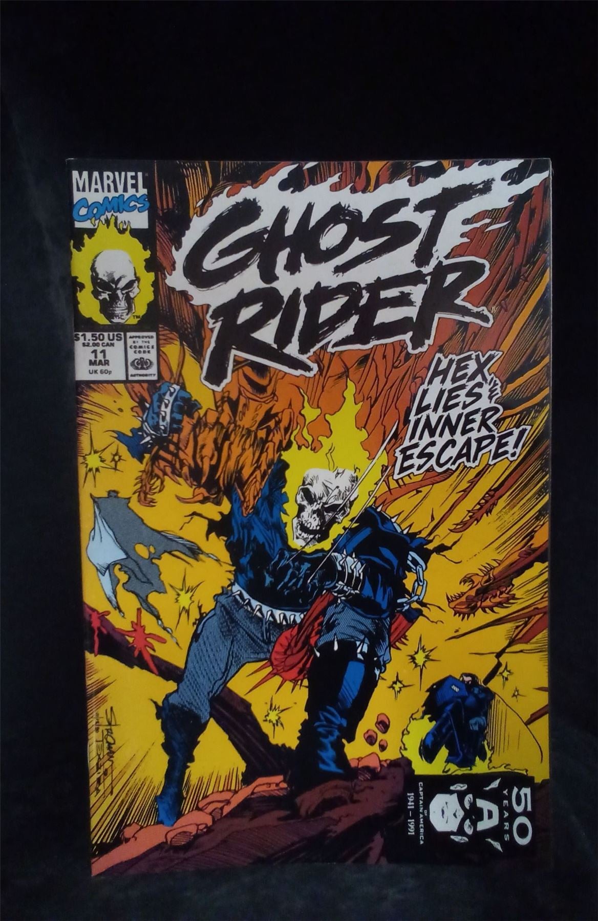 Ghost Rider #11 1991 Marvel Comic Book