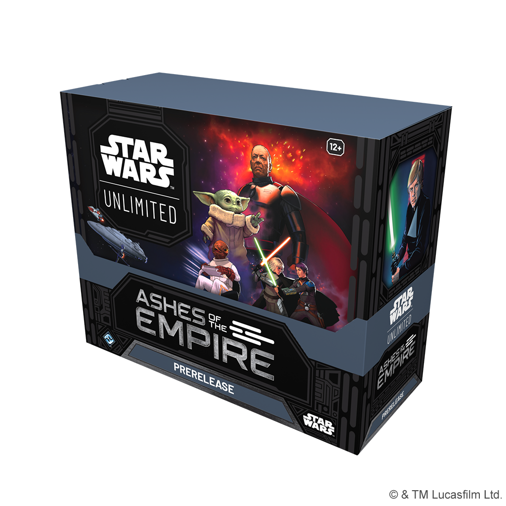 Star Wars Unlimited TCG Ashes of the Empire Prerelease Box By Fantasy Flight Games