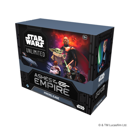 Star Wars Unlimited TCG Ashes of the Empire Prerelease Box By Fantasy Flight Games