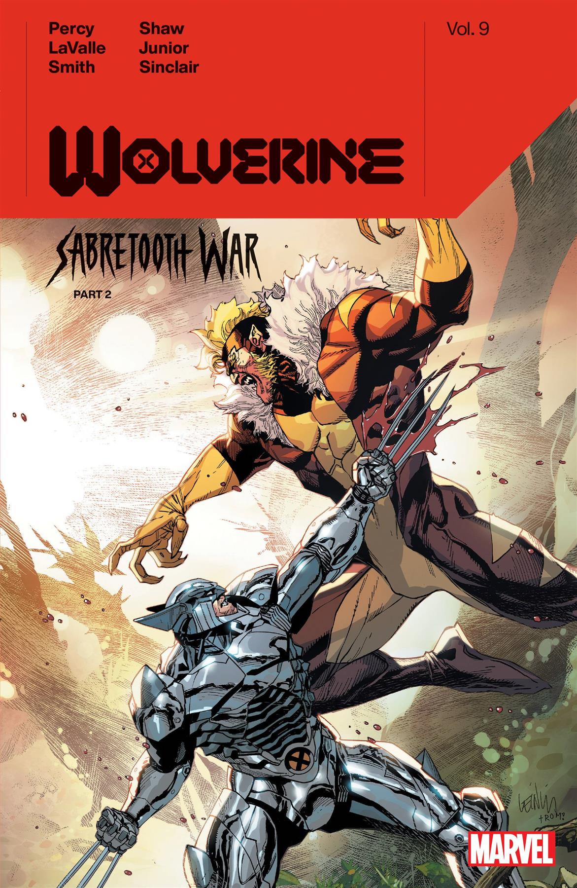 Wolverine by Benjamin Percy Tp Vol 09 Sabretooth War Part 2 Marvel Prh Softcover