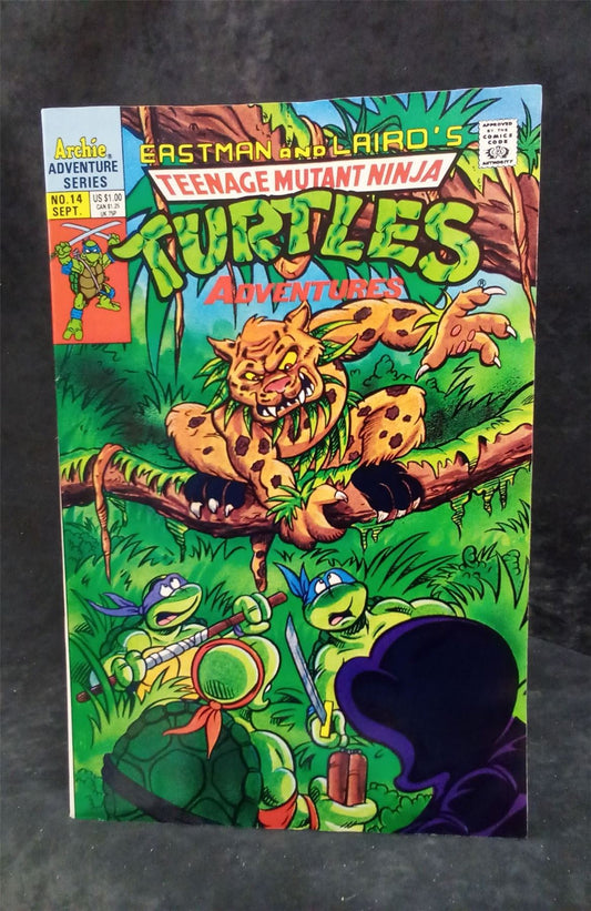 Teenage Mutant Ninja Turtles Adventures #14 1990 archie comics Comic Book