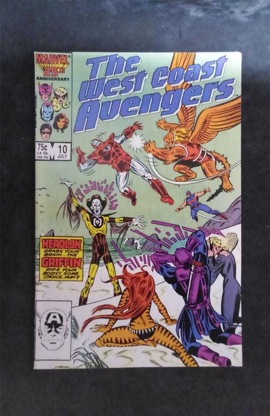 West Coast Avengers #10 1986 marvel Comic Book