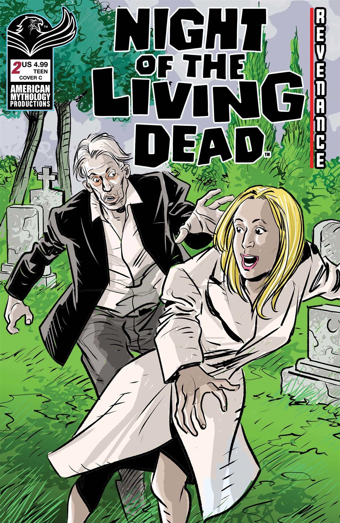 Night Of The Living Dead Revenance #2 Cvr C Caracuzo (Cvr C Caracuzo) American Mythology Productions Comic Book 2022