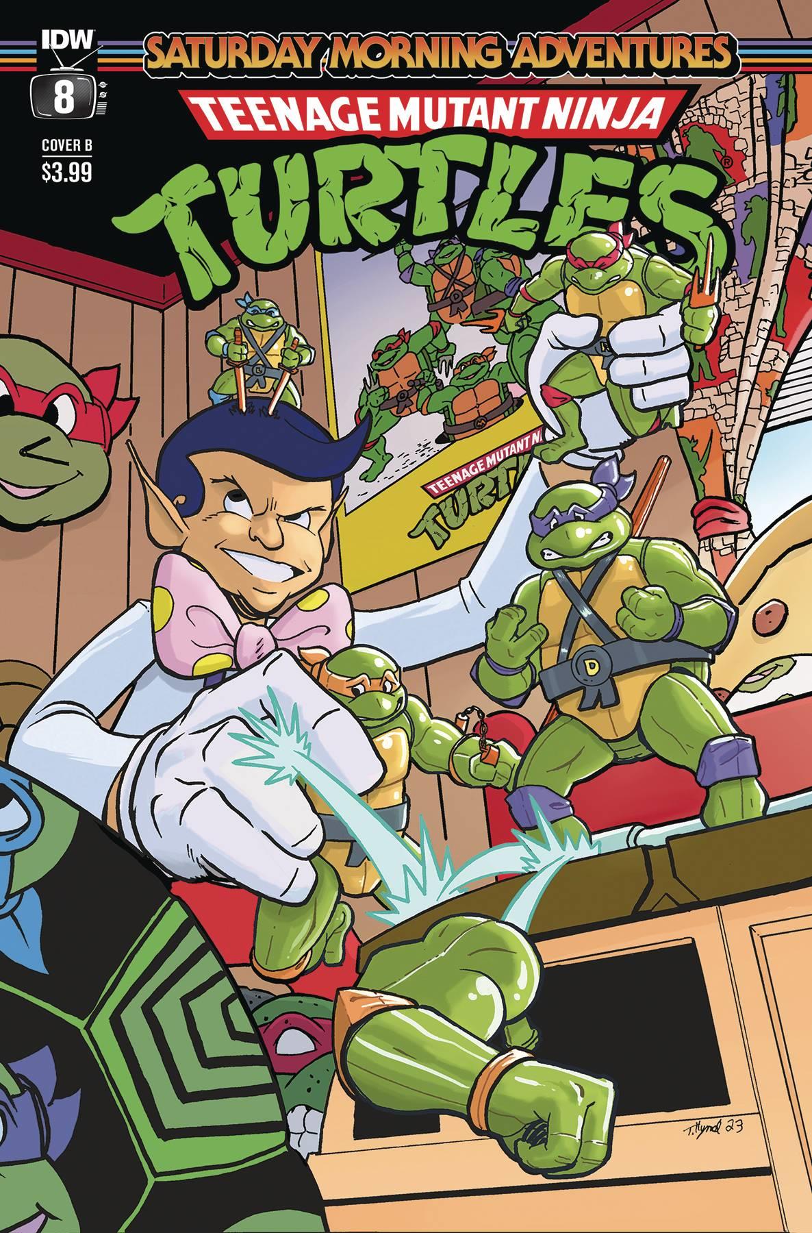 Tmnt Saturday Morning Adv 2023 #8 Cvr B Hymel Idw-prh Comic Book