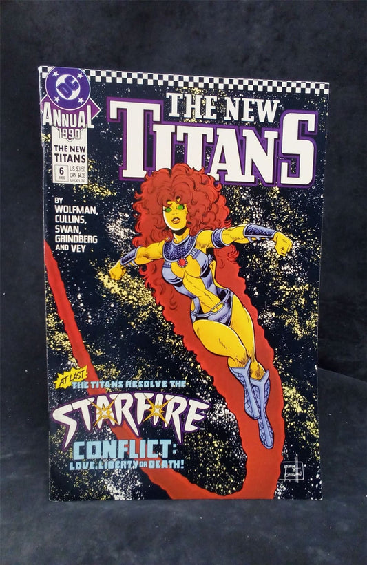 The New Titans Annual #6 1990 DC Comics Comic Book