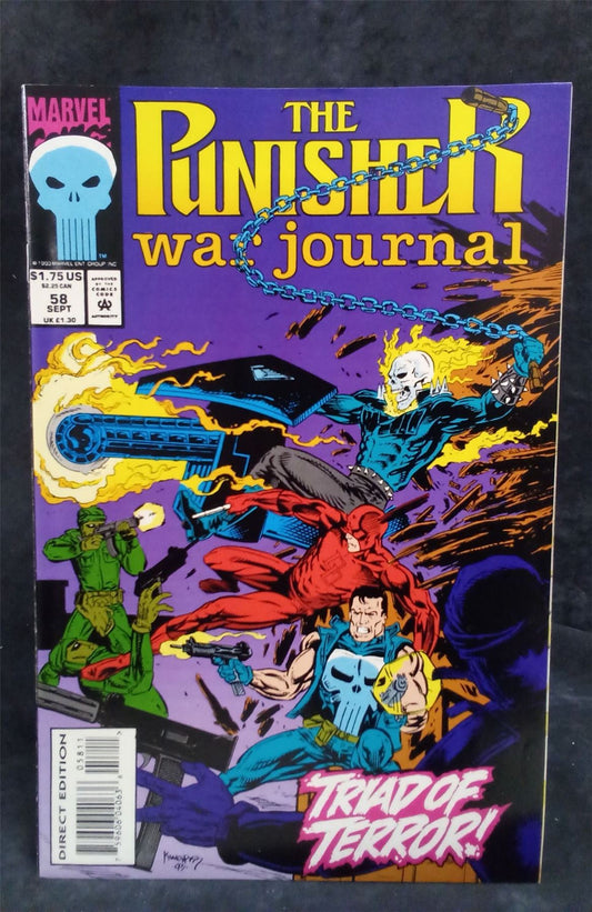 The Punisher War Journal #58 1993 Marvel Comics Comic Book
