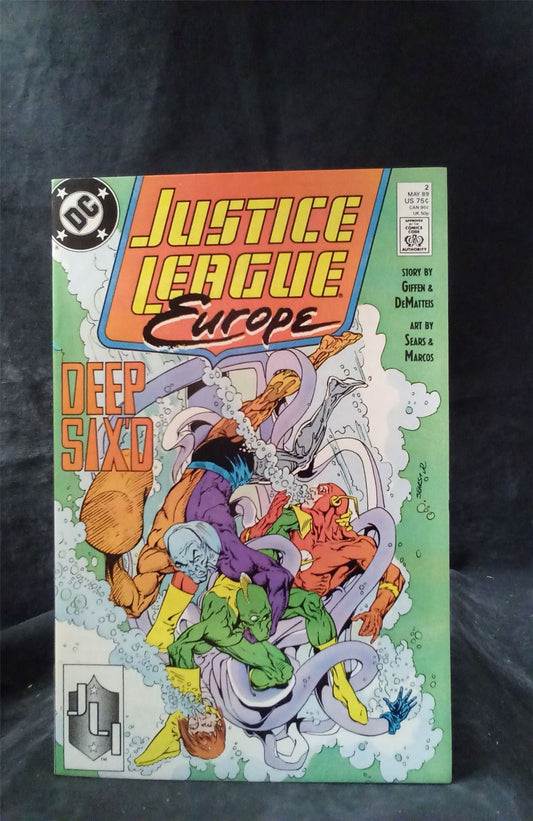 Justice League Europe #2 1989 DC Comics Comic Book