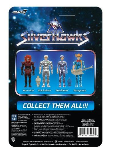 SilverHawks ReAction Figures Wave 01 Mon*Star (Pre-Transformation) by Super7