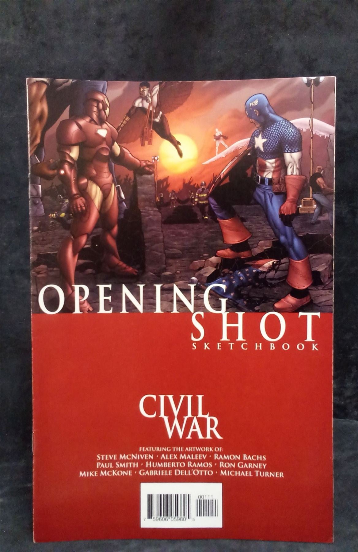 Civil War: Opening Shot Sketchbook 2006 Marvel Comics Comic Book