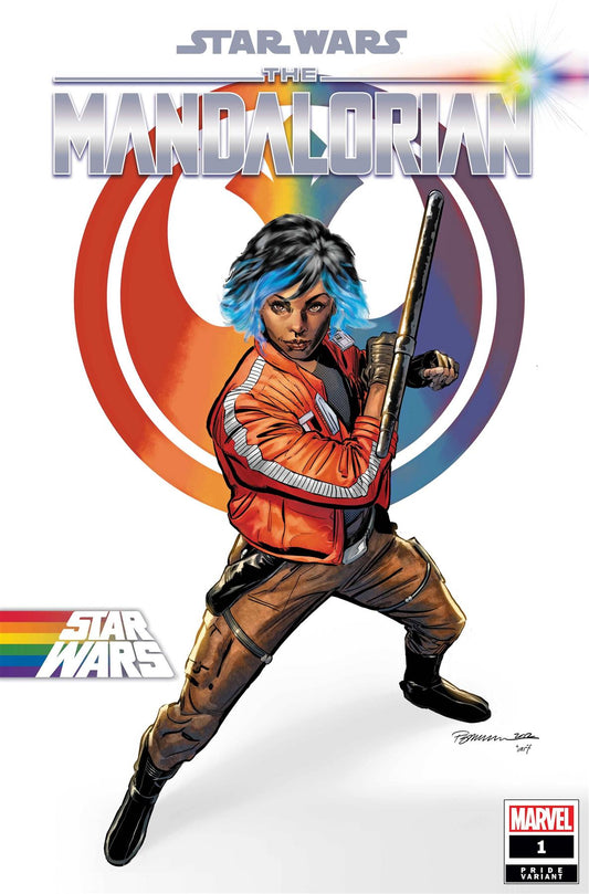 Star Wars Mandalorian #1 Jimenez Pride Var (Jimenez Pride Var) Marvel Prh Comic Book 2022