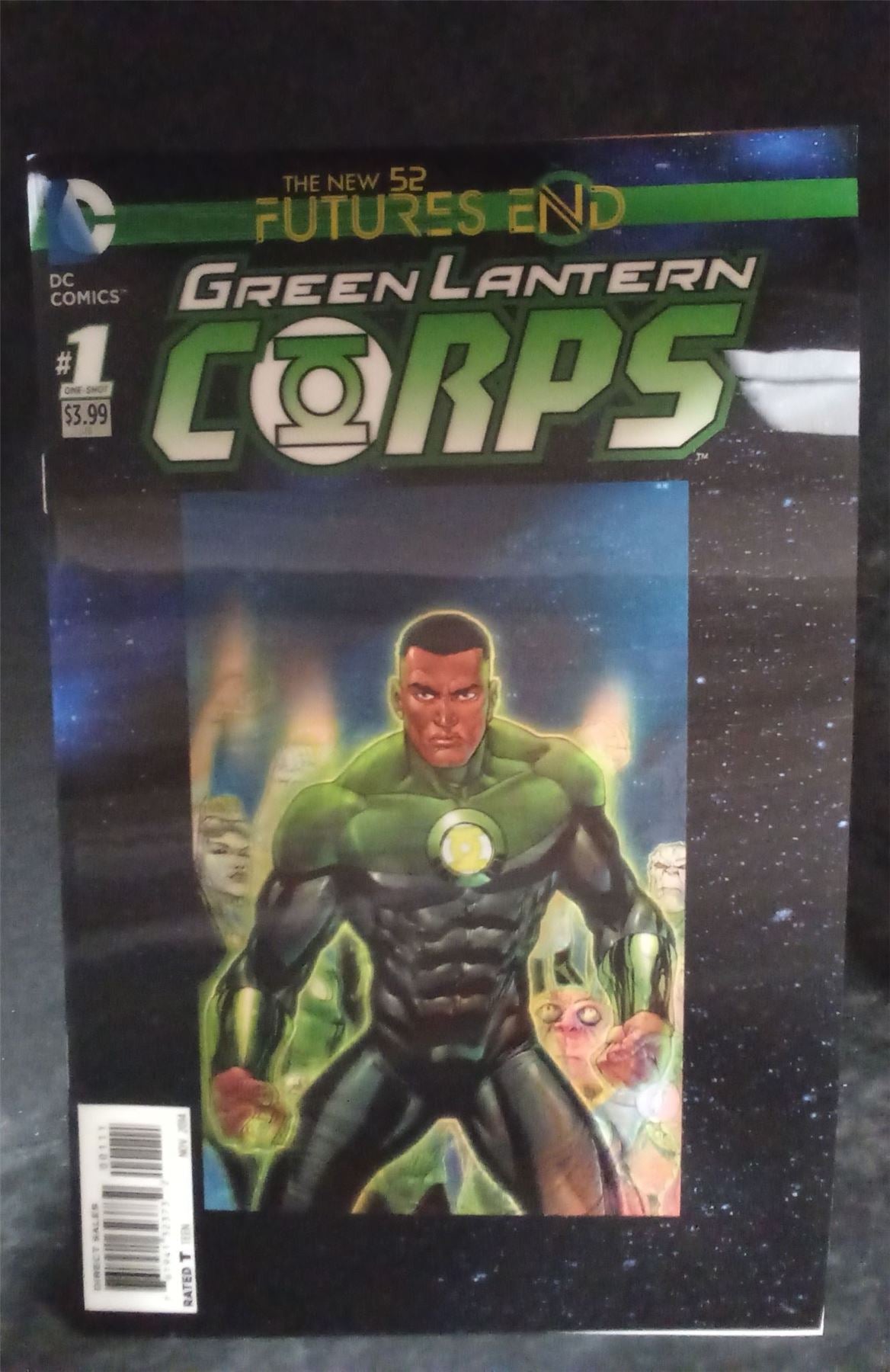 Green Lantern Corps: Futures End 3D Cover 2014 DC Comics Comic Book