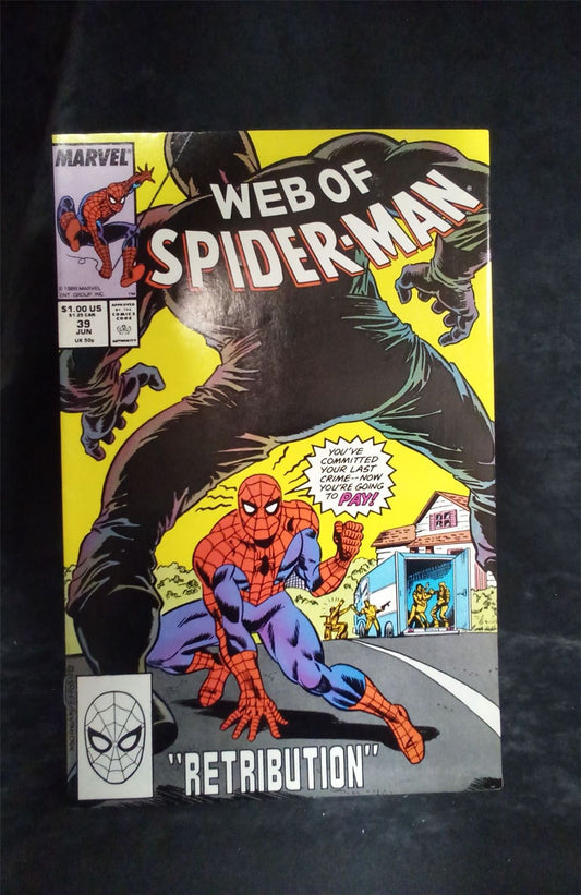 Web of Spider-Man #39 1988 Marvel Comics Comic Book