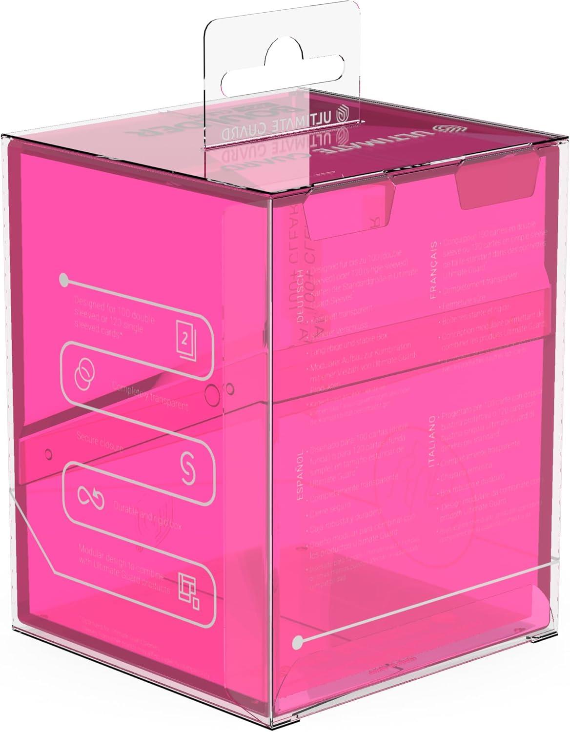 Ultimate Guard Deck Case - Boulder 100+ Clear - Rhondonite