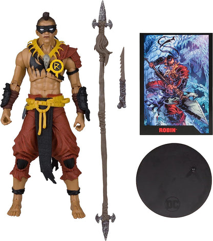 Dc Direct 7in Wv4 Robin Action Figure W/Comic