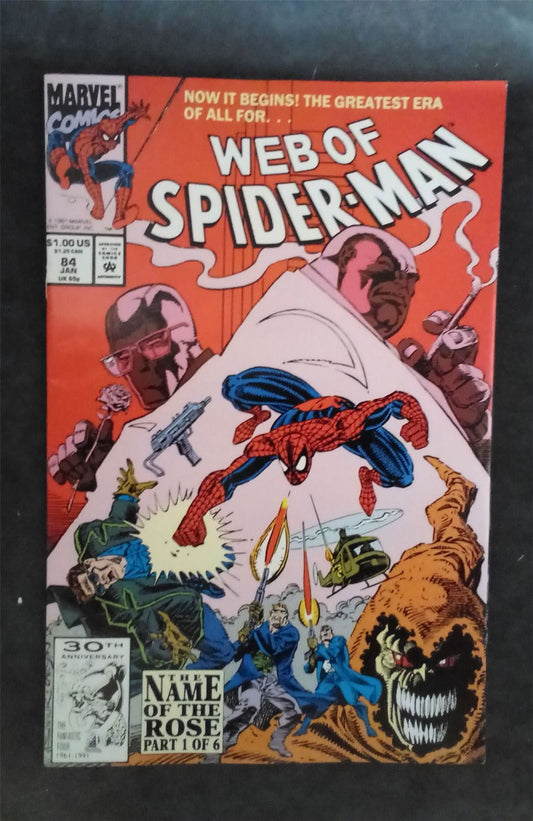 Web of Spider-Man #84 1992 marvel Comic Book