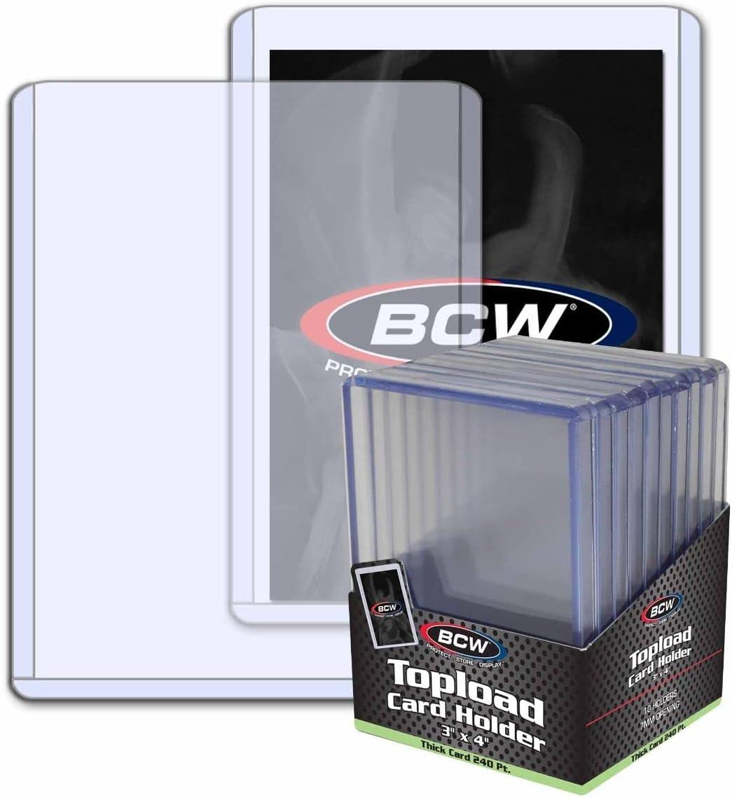 BCW Toploaders 3x4 240pt