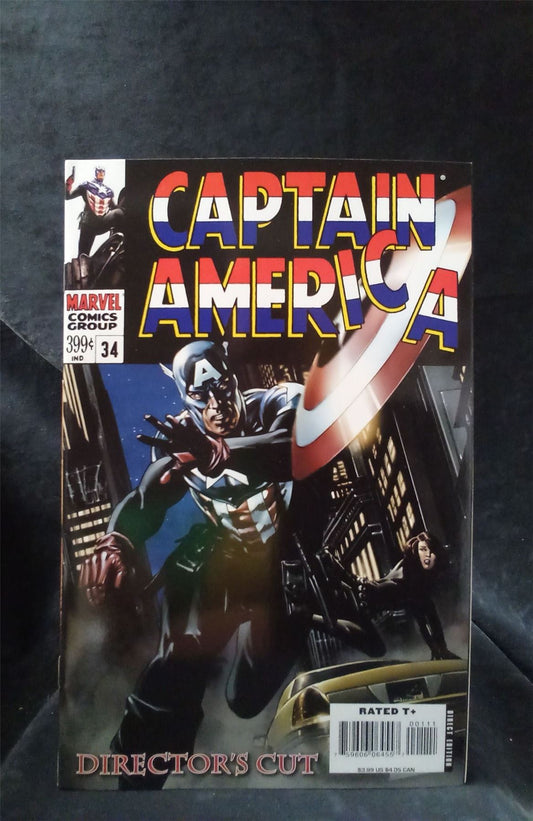 Captain America #34 Director&#039;s Cut Variant 2008 Marvel Comics Comic Book